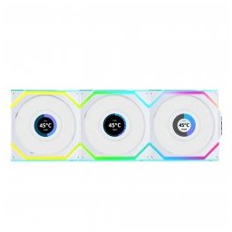 Fan Pack UNI FAN SL 120mm Wireless LCD ARGB PWM Reverse White