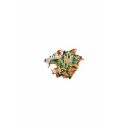 Tiger BZ-7 multicolored brooch