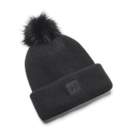 Women's knitted beanie Under Armour Halftime Ribbed Pom