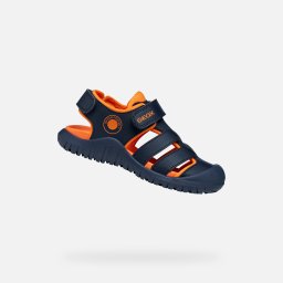 Тъмносини сандали за момчета Geox S. Fusbetto Pro - Момчета