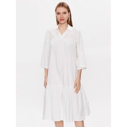 Moss Copenhagen Рокля тип риза Danaya 17266 Бял Regular Fit