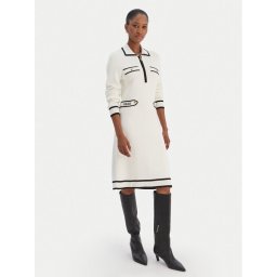 Liu Jo Sport Плетена рокля TF5251 MS59L Екрю Regular Fit