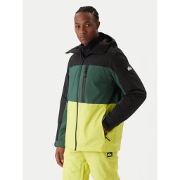 Quiksilver Сноуборд яке Sycamore Block 20K JK EQYTJ03503 Зелен Relaxed Fit