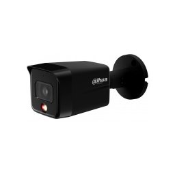 IPC-HFW1639TC-A-IL-0280B-S6-BLACK - 2.8mm, 30m LED, Full Color, POE, външен монтаж, булет 6Mpix 2048P, IP камера за наблюдение, DAHUA, ENTRY СЕРИЯ