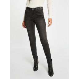 Morgan Дънки 232-POMELO Сив Skinny Fit