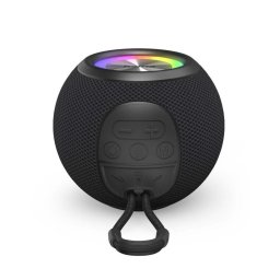 HAMA Ball Shape Speaker - сферична Bluetooth тонколона 5W, 5 светлинни режима - черна