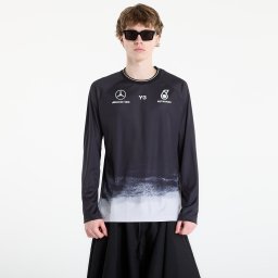 Тениска Y-3 x Mercedes-AMG PETRONAS Formula One Team Mechanics Jersey Long Sleeve Black XL