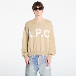 Пуловер A.P.C. Logo Jumper UNISEX Beige S