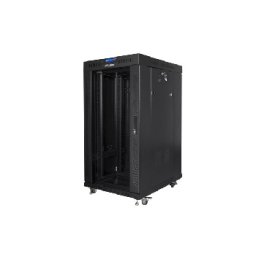 Lanberg rack cabinet 19” free-standing 22U/800x800 (flat FF01-8822-12BL