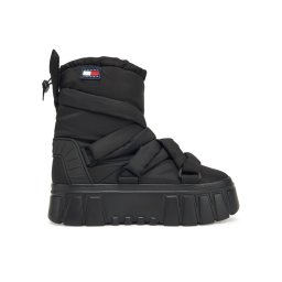 Tommy Jeans Апрески Tjw Chunky Snow Boot Nylon EN0EN02842 Черен