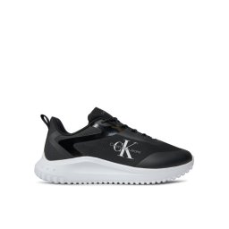 Calvin Klein Jeans Сникърси Eva Runner Low Lace Ml Mix YM0YM00968 Сив