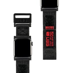 Каишка Urban Armor Active Watch, за смарт часовник Apple Watch 38/40mm, черна