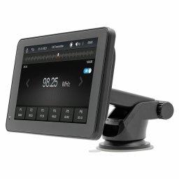 Преносим дисплей X5306L, за кола, 7" (17.78cm) сензорен екран, Bluetooth, USB, Jack 3.5mm, слот за MicroSD карта, регулируем, черен