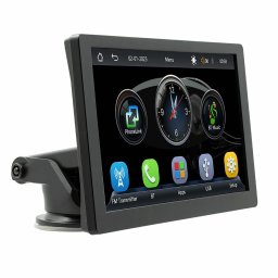 Преносим дисплей X5308, за кола, 9" (22.86cm) сензорен екран, 87.5 MHz до 108.0 MHz, Bluetooth, USB, Jack 3.5mm, слот за MicroSD карта, регулируем, черен