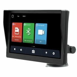 Преносим дисплей X5590R, за кола, 9" (22.86cm) сензорен екран, Bluetooth, Wi-Fi, USB, Jack 3.5mm, слот за MicroSD карта, черен