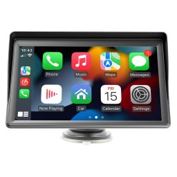 Преносим дисплей X600L, за кола, 7" (17.78cm) сензорен екран, 87.5 MHz до 108.0 MHz, Bluetooth, USB, слот за MicroSD карта, регулируем, черен