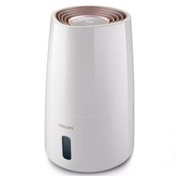 Овлажнител на въздух Philips HU3916/10, 25W, 3 л. резервоар, подходящ за помещения с площ до 45 m2, нощен режим, бял