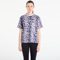 Тениска adidas Seasonal Essentials Leopard Print T-Shirt With 3-Stripes Multicolor/ Crystal Linen M