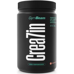 GymBeam Creatine Crea7in подобряване на образуването на мускулна маса вкус Peach Ice Tea 300 гр.