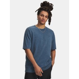 Мъжка тениска Under Armour UA M HW OS LOGO WASH SS-BLU