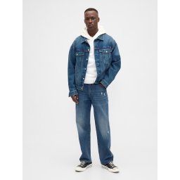 Мъжки дънки GAP Distressed Relaxed