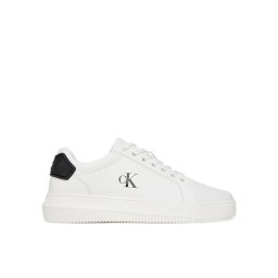 Calvin Klein Jeans Сникърси Chunky Cupsole Ru Patch Lth YM0YM01296 Бял