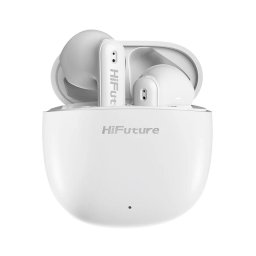HiFuture ColorBuds2 - TWS слушалки, Bluetooth 5.3, 20ч живот, 10mm драйвер - бели