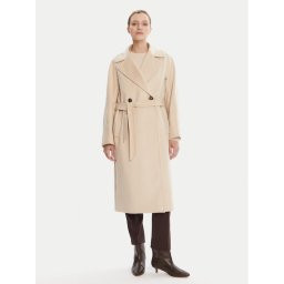 Weekend Max Mara Вълнено палто Resina 2525016031 Бежов Regular Fit