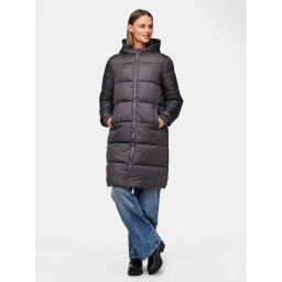 Pieces Зимно яке 17115627 Сив Regular Fit
