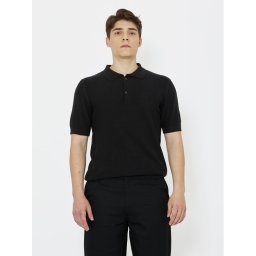 Richmond X Тениска с яка и копчета Carena UMP24214PO Черен Regular Fit
