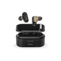 Bluetooth слушалки ttec AirBeat Duo True Wireless Headsets- Черни,116798