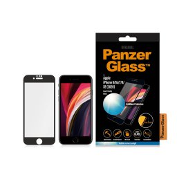 Стъклен протектор PanzerGlass за Apple Iphone SE2020/7/8/6/6s AntiGlare, CaseFriendly - Черен