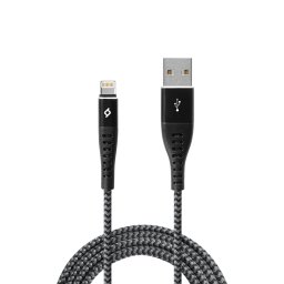 Кабел ttec ExtremeCable Charge / Data Cable, Lightining, 150 cm - Черен