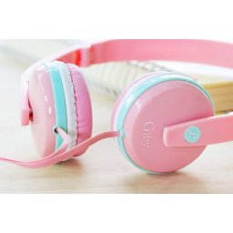 Слушалки GJBY headphones - AUDIO EXTRA BASS GJ-04 Розови