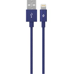 Кабел MFI AlumiCable Lightning Charge/Data Cable - Син