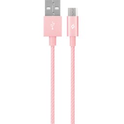 Кабел AlumiCable Micro USB Charge/Data Cable - Розов