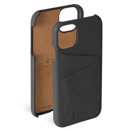 Гръб Krusell Sunne CardCover естествена кожа за Iphone 11 Pro Max Vintage - Черен