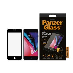 Стъклен протектор PanzerGlass за Apple Iphone 7/8/6/6s CaseFriendly - Черно