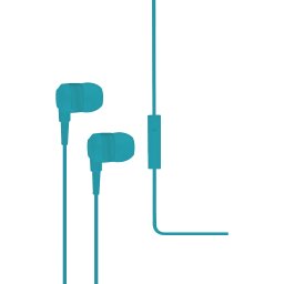 Слушалки J10 In-Ear Headphones with Microphone, Tourqoise