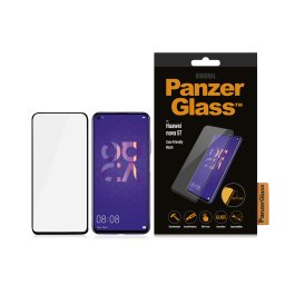 Стъклен протектор PanzerGlass за Huawei Nova 5t CaseFriendly - Черен, 117013