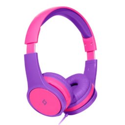 Слушалки Bubbles Kids HeadPhones with Microphone - Лилаво розови