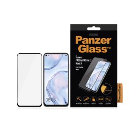 Стъклен протектор PanzerGlass за Huawei P40 lite / P40 lite e, nova 7i CaseFriendly - Черен, 117275