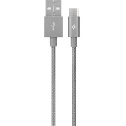 Кабел AlumiCable Micro USB Charge/Data Cable - Сив
