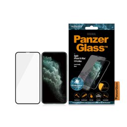 Стъклен протектор PanzerGlass за Apple Iphone Xs Max/11 Pro Max AntiBacterial CaseFriendly, Black