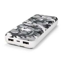 Външна батерия ReCharger 20.000mAh Universal Mobile Charger - White Camouflage, 118126