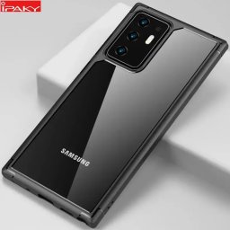 Гръб Ipaky Bright за Samsung Note 20 - Прозрачен с черна рамка