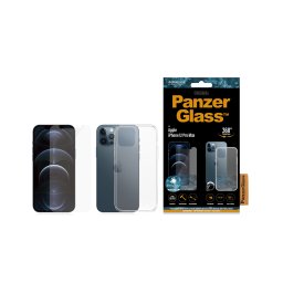 Стъклен протектор + Гръб iPhone 12 Pro Max PanzerGlass, Antibacterial
