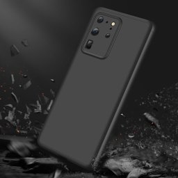 Гръб GKK 3 IN 1 Hard PC Case за Samsung Galaxy A41 - Черен