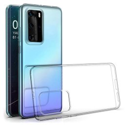 Гръб TPU bumper back acrylic за Huawei P40 Pro - Прозрачен