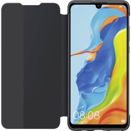 Оригинален калъф за Huawei P30 Lite - Flip View Cover - Черен